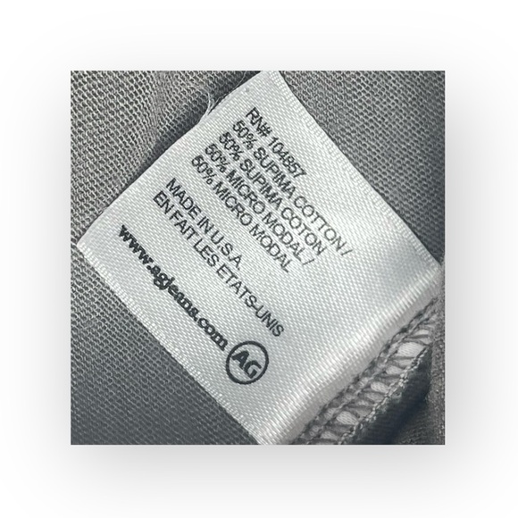 new AG Jeans Adriano Goldschmied 𖦹 Twisted Strap Trapeze Tank 𖦹 Gunmetal 𖦹 M - Picture 7 of 16